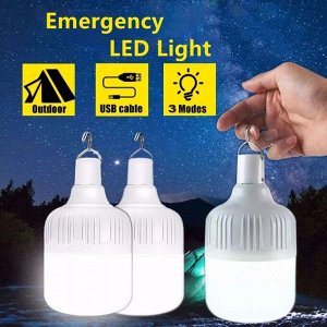 Лампочка с аккумулятором/ 7 ВтАккумуляторный аварийный светодиодный светильник с USB/уличная портативная лампа для палатки/фонарь с аккумулятором для барбекю/освещение для внутреннего дворика