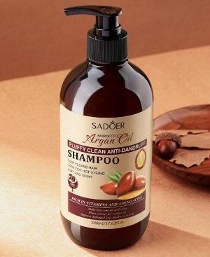 Шампунь для волос с аргановым маслом SADOER, 500 мл