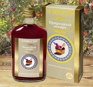 Растительный бальзам "Эликсир "Природный лекарь", пэт 250 мл Алтай БиоПроект