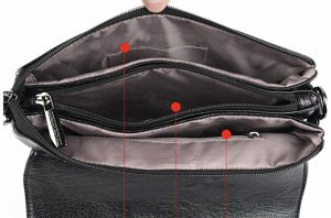 COSMOСOLLECTION_BAGS Модная универсальная сумка из натуральной кожи,  красная