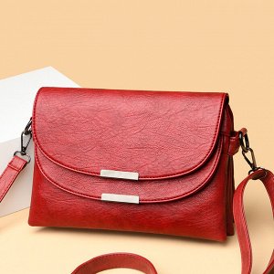 COSMOСOLLECTION_BAGS Модная универсальная сумка из натуральной кожи,  красная