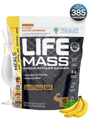 Гейнер TREE OF LIFE Premium Mass Gainer (22/61) - 1 кг