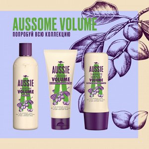 Осси Бальзам-ополаскивательель Aussome Volume с австралийской сливой для объема волос, AUSSIE, 200 мл