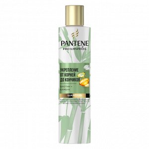 Pantene  Шампунь для волос Укрепление от корней до кончиков с Бамбуком и Биотином 250 мл  Pro V Пантин