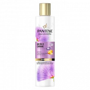 Pantene  Шампунь для восстановления сухих и поврежденных волос Шелк и сияние 250 мл  Pro V Пантин