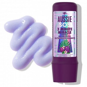 AUSSIE Маска SOS 1 Minute Miracle Все в одном Cпасение цвета 225мл