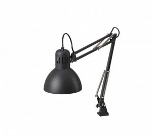 Лампа офисная ИКЕА , E27, 13 Вт, цвет : серый