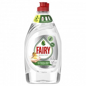 Fairy  Средство для мытья посуды Pure&Clean 450 мл,  Фейри