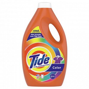 Гель для стирки белья Tide Color 38 стирок 2,47 л, Тайд