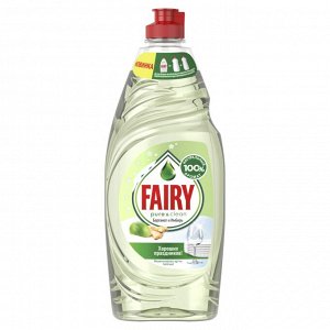 Фейри  Средство для мытья посуды Pure & Clean Бергамот и Имбирь 650 мл  Фейри