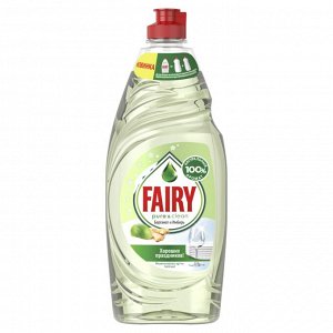 FAIRY Средство для мытья посуды Pure & Clean Бергамот и Имбирь 650 мл, Фейри