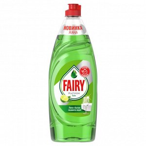 Фейри  Средство для мытья посуды Platinum Лайм 650мл,  Fairy