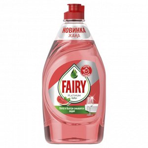 Фейри  Средство для мытья посуды Platinum Арбуз 430мл,  Fairy