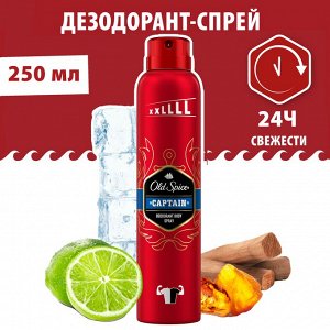 Old Spice  Аэрозольный дезодорант 250 мл  Captain Олд Спайс