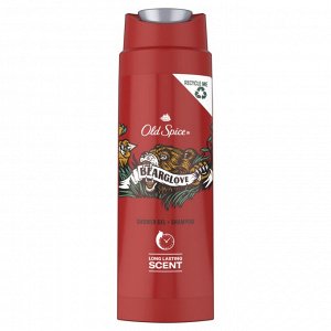 Олд Спайс Мужской гель для душа и шампунь 2в1 Bearglove 250 мл Old Spice