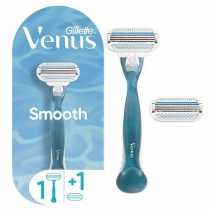 Джилет Венус Бритва с тремя лезвиями Gillette Venus Smooth