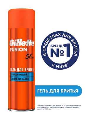 Джилет Гель для бритья, увлажняющий, для комфорта кожи во время бритья, мужской, 200 мл, Gillette Fusion5 Ultra Moisturizing