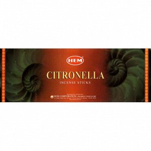 HEM 6-гр. благовония Precious Citronella ЦИТРОНЕЛЛА блок 6 шт.