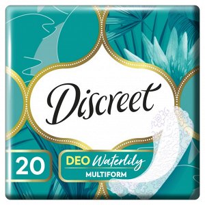 Женские ежедневные прокладки Discreet Multiform Водная лилия, 20 шт.