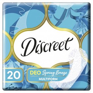 Женские ежедневные прокладки Discreet Multiform Весенний Бриз, 20 шт.