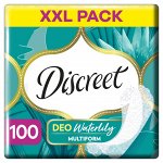 Женские ежедневные прокладки Discreet Multiform Водная лилия, 100 шт.