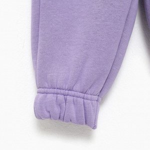Костюм детский с начёсом (джемпер, брюки) KAFTAN "Basic line" 28 (86-92), лиловый