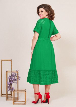 Платье Mira Fashion 5238-3 зеленый