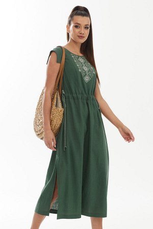 Платье Galean Style 894.1 хаки