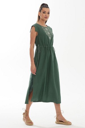 Платье Galean Style 894.1 хаки