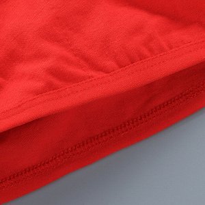 Комплект нижнего белья для девочки (топ-бюстгальтер + трусики, цвет красный)
