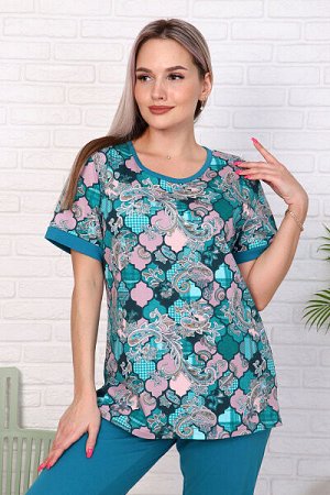 Костюм с бриджами, изумруд (910-2)