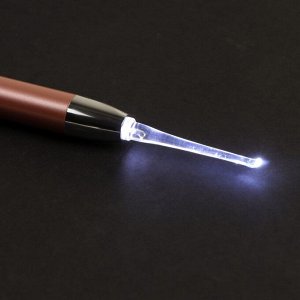 Палочка для чистки ушей с подсветкой, ААА, 14 х 1.2 см, МИКС