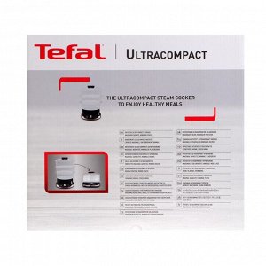 Пароварка Tefal VC204810, электрическая, 800 Вт, 3 яруса, чёрная