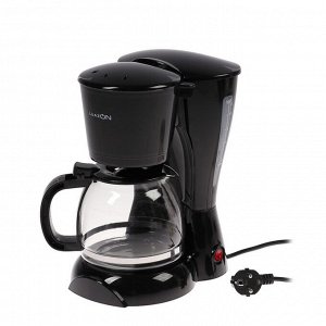 Кофеварка Luazon LKM-654, капельная, 900 Вт, 1.2 л, чёрная