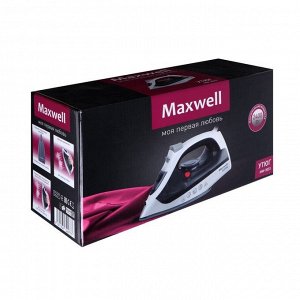 Утюг Maxwell MW-3023, 2400 Вт, керамическая подошва, 280 мл, шнур 1.8 м