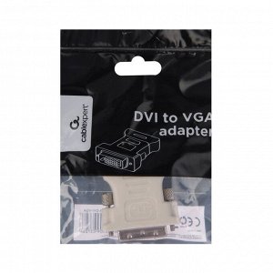 Адаптер Gembird, DVI-A 29(m)-VGA(f), белый