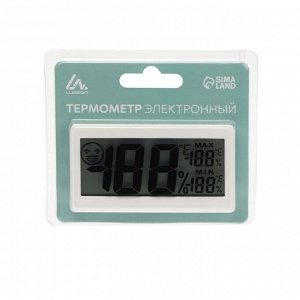 Термометр Luazon LTR-11, электронный, с гигрометром, белый