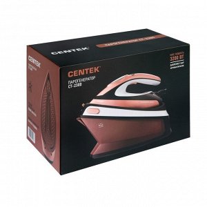 Парогенератор Centek CT-2300, 3200 Вт, керамическая подошва, розовый