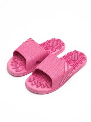 Тапочки с массажным эффектом AMARO HOME Relax Step Открытый нос (Фуксия) 38-39