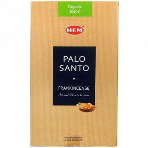 HEM масала 15 гр. Благовония Palo Santo Frankincense СВЯЩЕННОЕ ДЕРЕВО-ЛАДАН блок 12 шт.