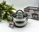 Кастрюля из нержавеющей стали с крышкой FESSLE диаметр 16 см (2.1 л)