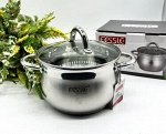 Кастрюля из нержавеющей стали с крышкой FESSLE диаметр 20 см (3,9 л)