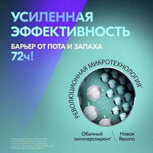 NEW ! Rexona УЛЬТРАНЕВИДИМАЯ антиперспирант-аэрозоль 72ч уверенности нет пятен, пота и запаха 150 мл