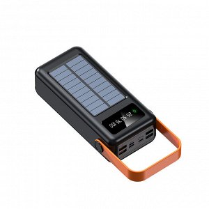 Внешний аккумулятор на солнечной батарее Power Bank 12 в 1 Solar Charger 50000 mAh