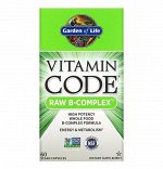 Vitamin Code, Raw B-Complex, комплекс витаминов группы В, 60 веганских капсул