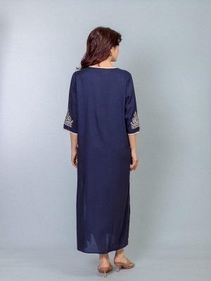Платье-туника (вискоза) с вышивкой №23-529-1