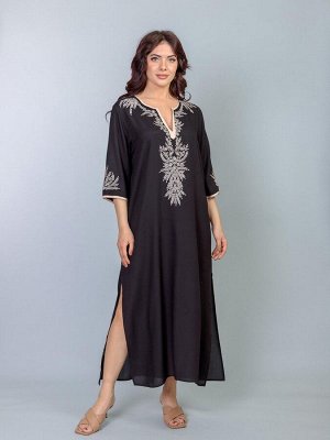 Платье-туника (вискоза) с вышивкой №23-529-2
