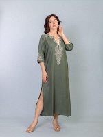 Платье-туника (вискоза) с вышивкой №23-529-3
