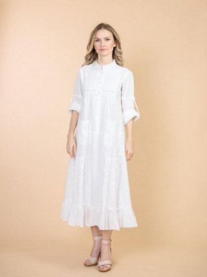 Платье (хлопок) с вышивкой №23-387-1