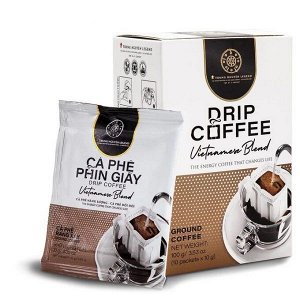 Кофе молотый Trung Nguyen Legend Vietnamise Blend Drip coffee, Вьетнамис бленд в дрип-пакетах ,10 пак*10г, Вьетнам